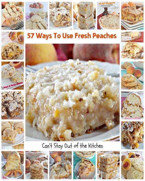 57 Ways To Use Fresh Peaches | Can't Stay Out of the Kitchen