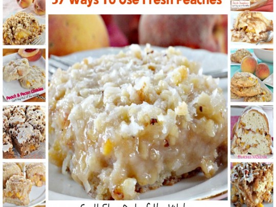 57 Ways To Use Fresh Peaches | Can't Stay Out of the Kitchen