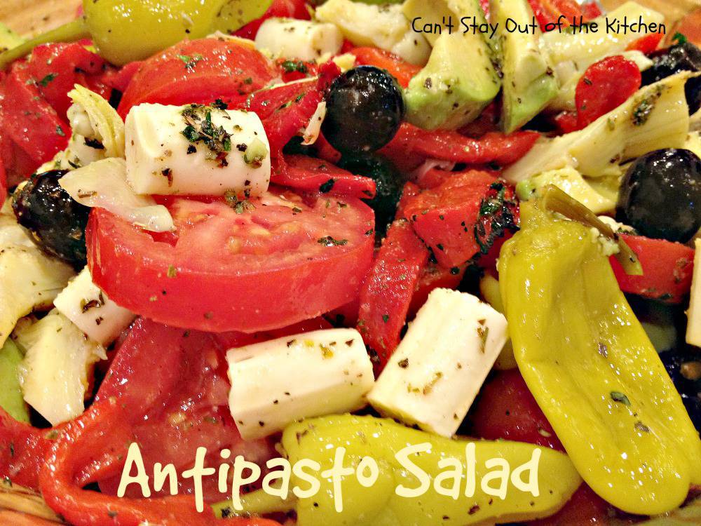 Simple Antipasto Salad Aria Art
