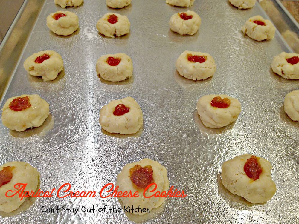 Apricot Cream Cheese Cookies Can't Stay Out of the Kitchen