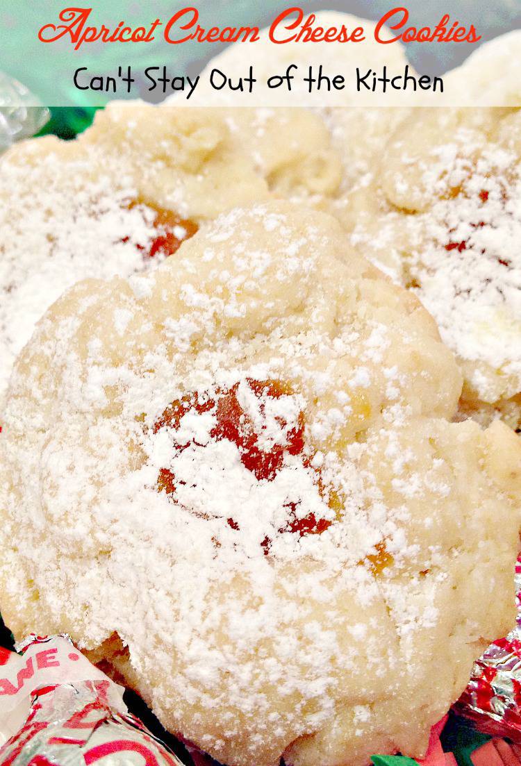 Apricot Cream Cheese Cookies Can't Stay Out of the Kitchen