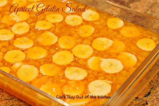 Apricot Gelatin Salad - IMG_0646