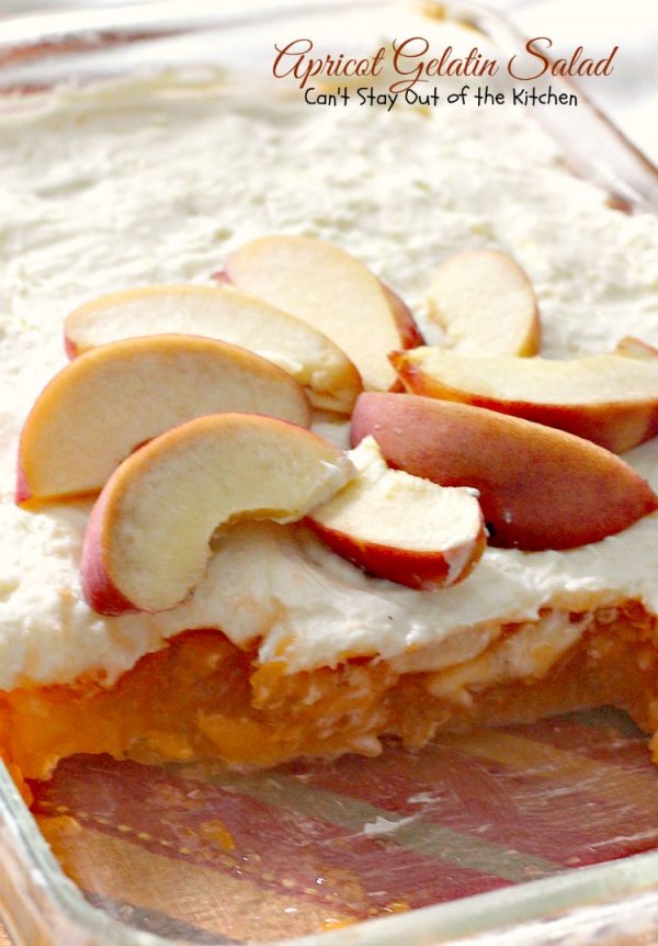 Apricot Gelatin Salad Can't Stay Out of the Kitchen