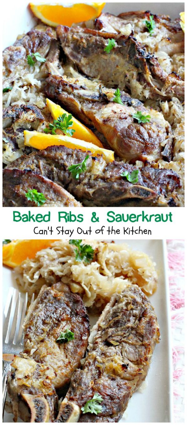 Baked Ribs and Sauerkraut Can't Stay Out of the Kitchen