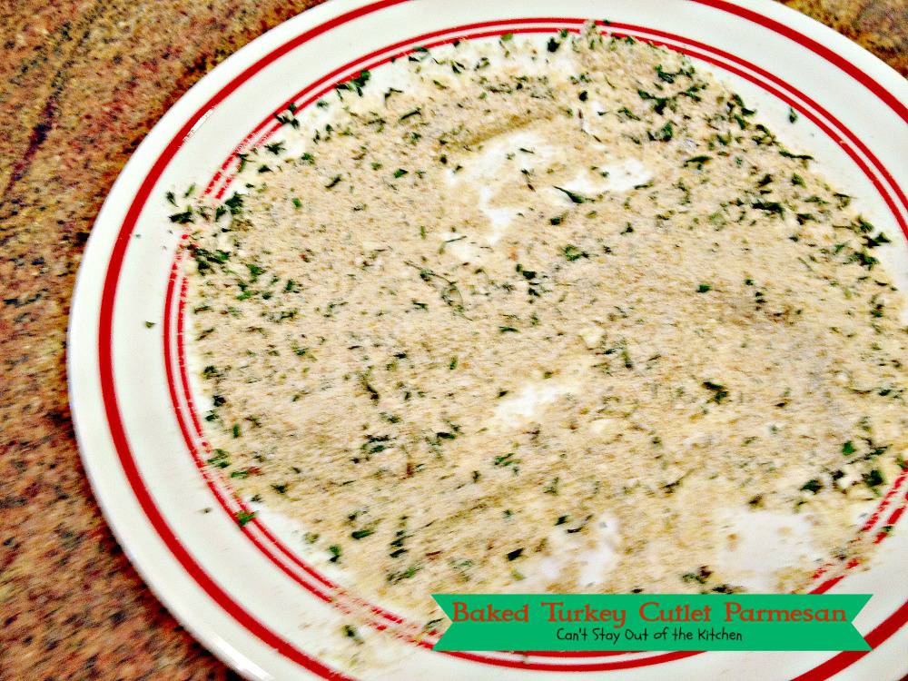 Baked Turkey Cutlet Parmesan - Can't Stay Out Of The Kitchen