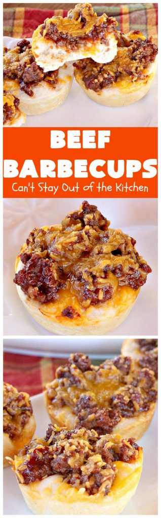Beef Barbecups | Can't Stay Out of the Kitchen