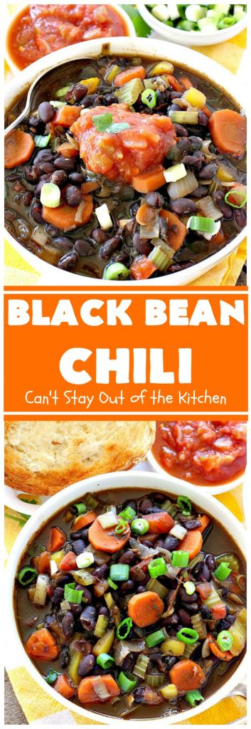 Black Bean Chili | Can't Stay Out of the Kitchen