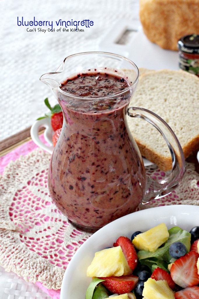 Blueberry Vinaigrette - Can't Stay Out of the Kitchen