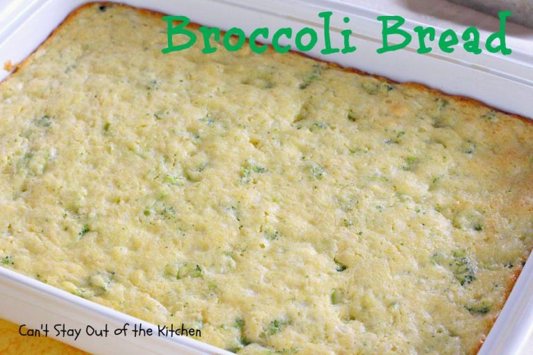 Broccoli Bread Can't Stay Out of the Kitchen