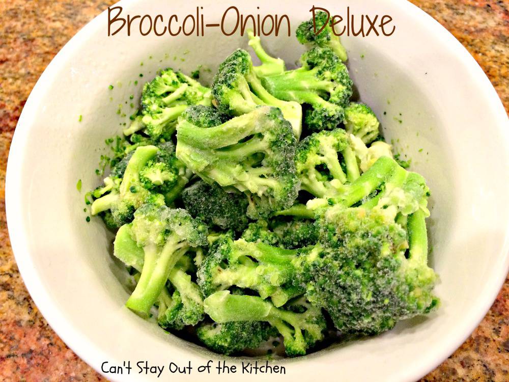 BroccoliOnion Deluxe Can't Stay Out of the Kitchen