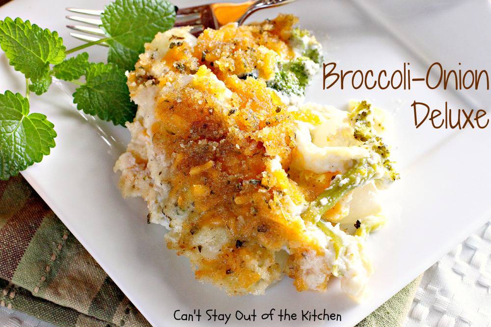 BroccoliOnion Deluxe Can't Stay Out of the Kitchen