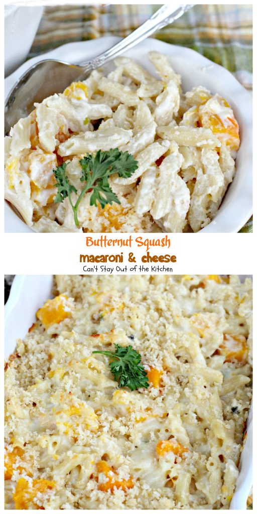 Butternut Squash Macaroni & Cheese | Can't Stay Out of the Kitchen