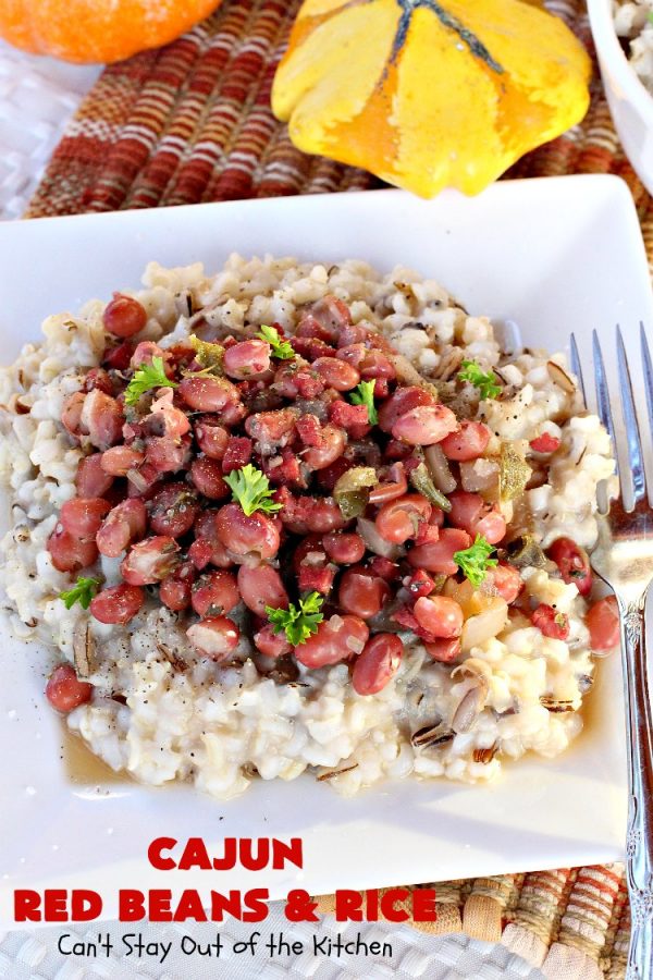 Cajun Red Beans and Rice Can't Stay Out of the Kitchen
