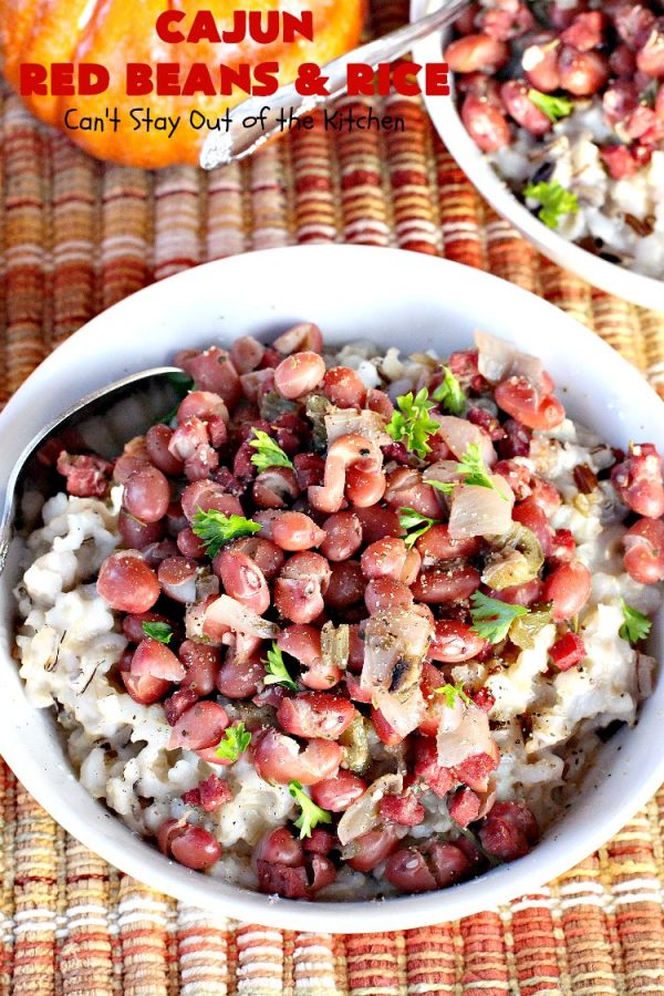 Cajun Red Beans and Rice Can't Stay Out of the Kitchen