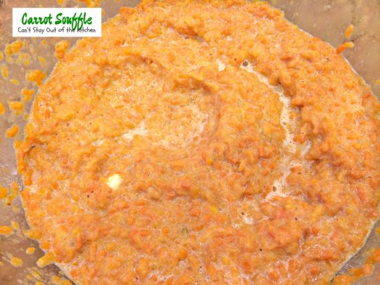 Carrot Souffle | Can't Stay Out of the Kitchen | we love this amazing #carrot #casserole. Great for the #holidays.