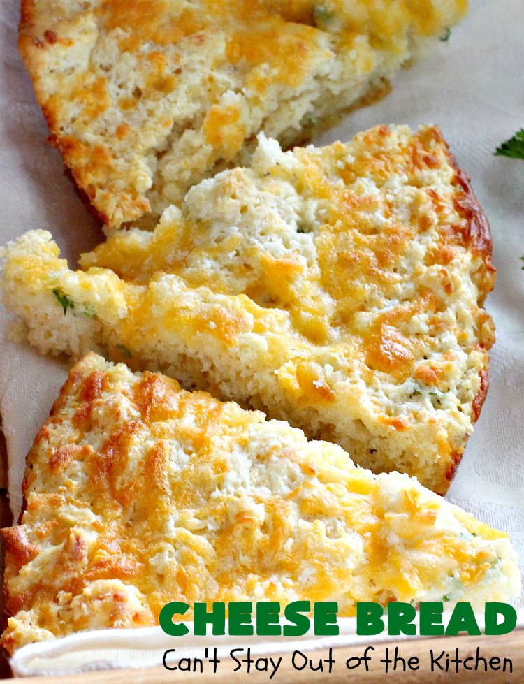 Simply Perfect Homemade Cheese Bread - Seasons and Suppers