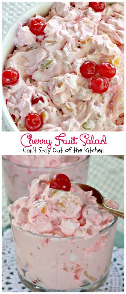Cherry Fruit Salad | Can't Stay Out of the Kitchen