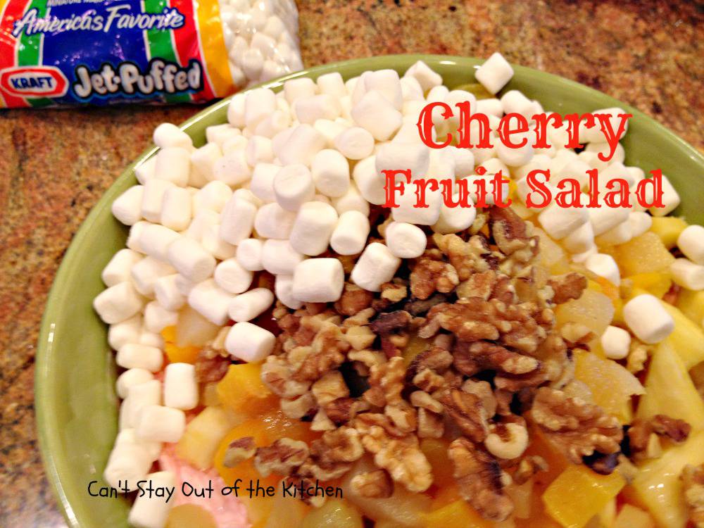 Cherry Fruit Salad Can't Stay Out of the Kitchen
