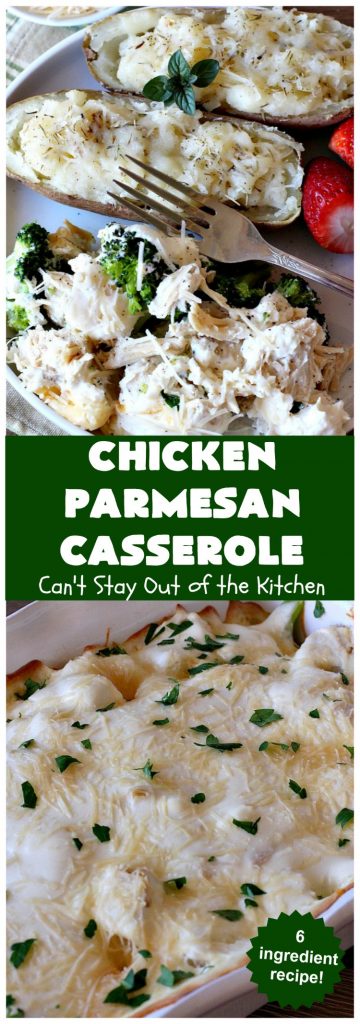 Chicken Parmesan Casserole | Can't Stay Out of the Kitchen