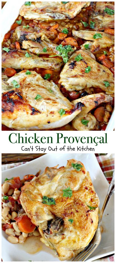 Chicken Provençal | Can't Stay Out of the Kitchen | We love this easy and delicious French-style #chicken #casserole. #glutenfree #tomatoes