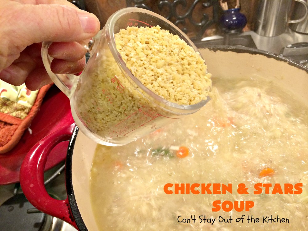 Chicken and Stars Soup - Cozy Chicken and Stars Soup