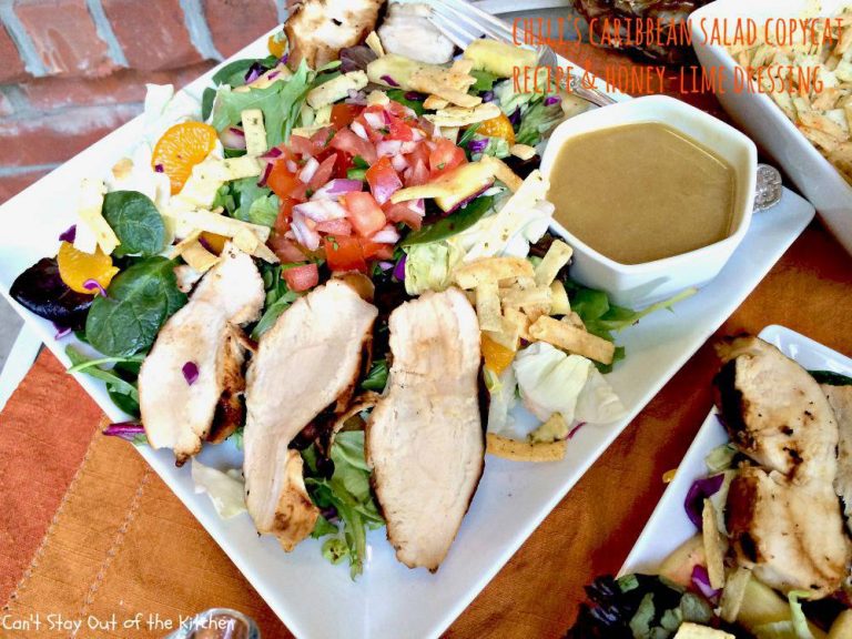 Chili's Caribbean Salad Copycat Recipe & HoneyLime Dressing Can't
