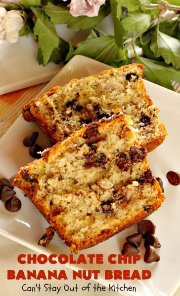 Chocolate Chip Banana Nut Bread Can T Stay Out Of The Kitchen