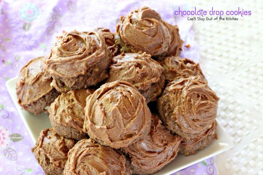 Chocolate Drop Cookies | Can't Stay Out of the Kitchen | my favorite #cookie when I was growing up. These scrumptious goodies taste like #brownies in cookie form! #chocolate #dessert