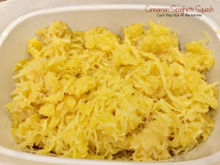 Cinnamon Spaghetti Squash Can't Stay Out of the Kitchen
