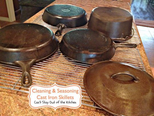 Cleaning and Seasoning Cast Iron Skillets - Recipe Pix 5 - 415