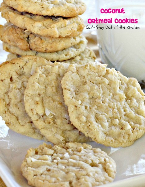 Coconut Oatmeal Cookies - IMG_7068