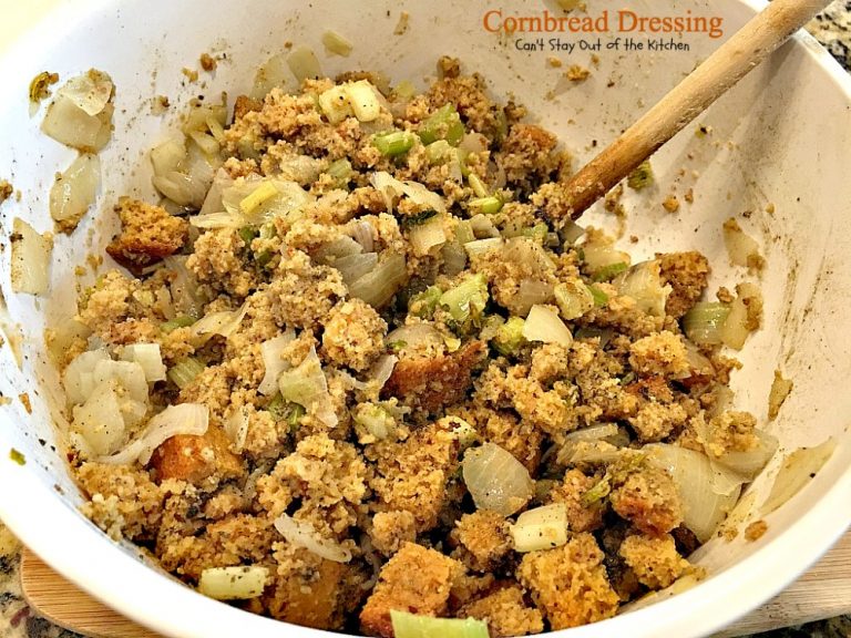 Cornbread Dressing Can't Stay Out of the Kitchen