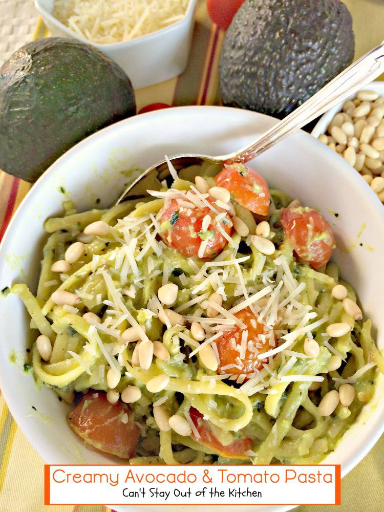 Creamy Avocado and Tomato Pasta Can't Stay Out of the Kitchen