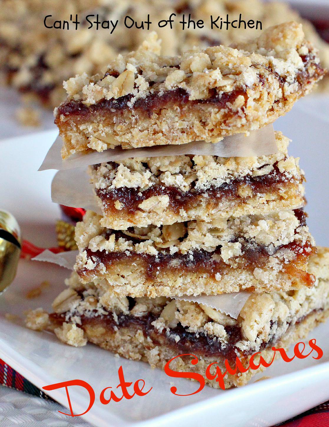 Date Squares Can't Stay Out of the Kitchen