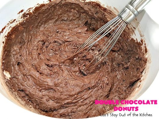 Double Chocolate Donuts | Can't Stay Out of the Kitchen | these #chocolate #donuts are irresistible & perfect for a #holiday #breakfast like #Thanksgiving, #Christmas or #NewYearsDay. The chocolate icing & #sprinkles make them heavenly. #chocolatedonuts #holidaybreakfast #ChristmasBreakfast #ThanksgivingBreakfast 