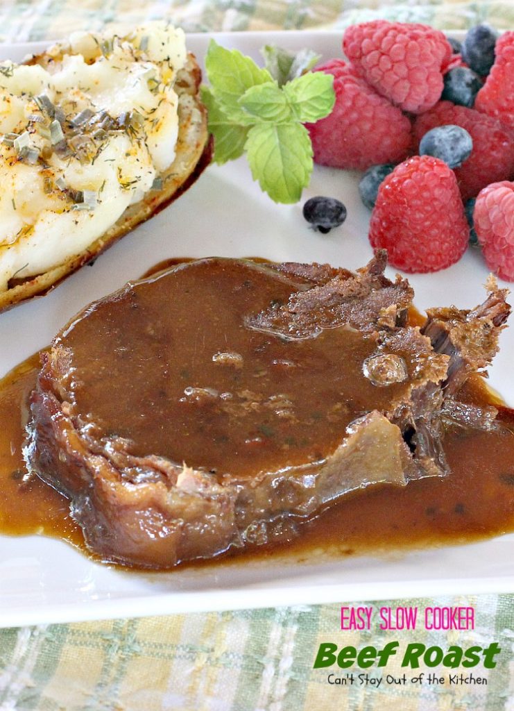 Easy Slow Cooker Beef Roast Can't Stay Out of the Kitchen