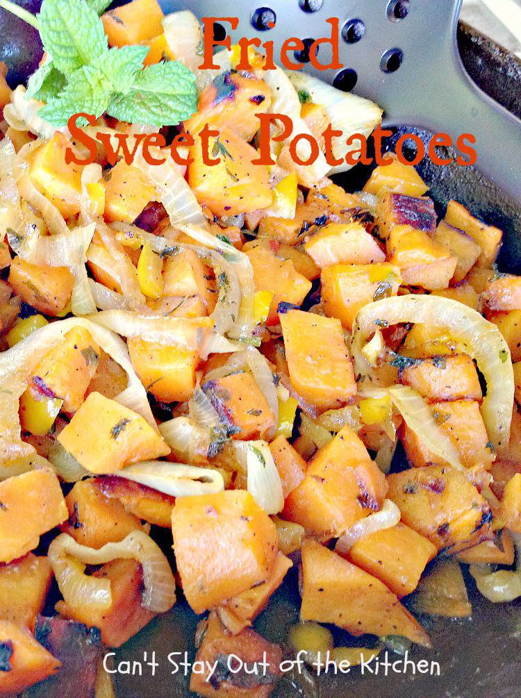 Fried Sweet Potatoes Can't Stay Out of the Kitchen