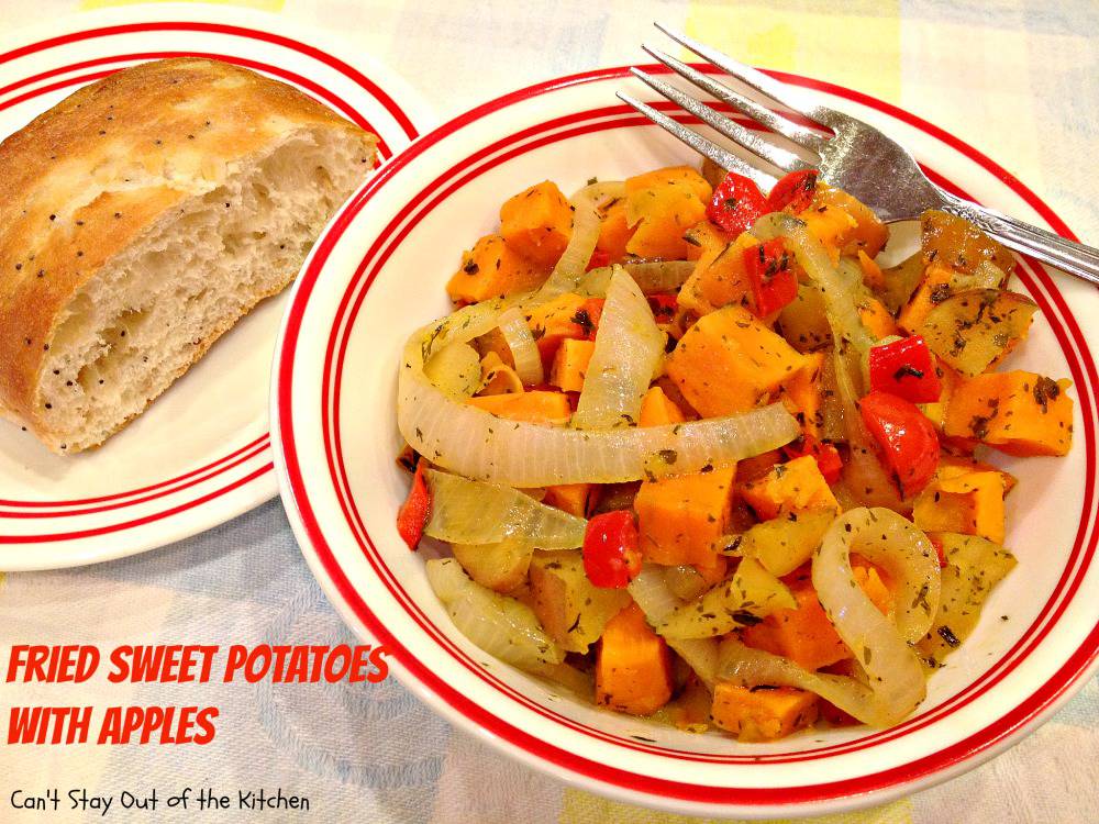 76. Fried Sweet Potatoes with Apples