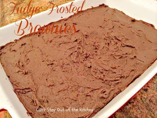 Fudge Frosted Brownies - IMG_0951