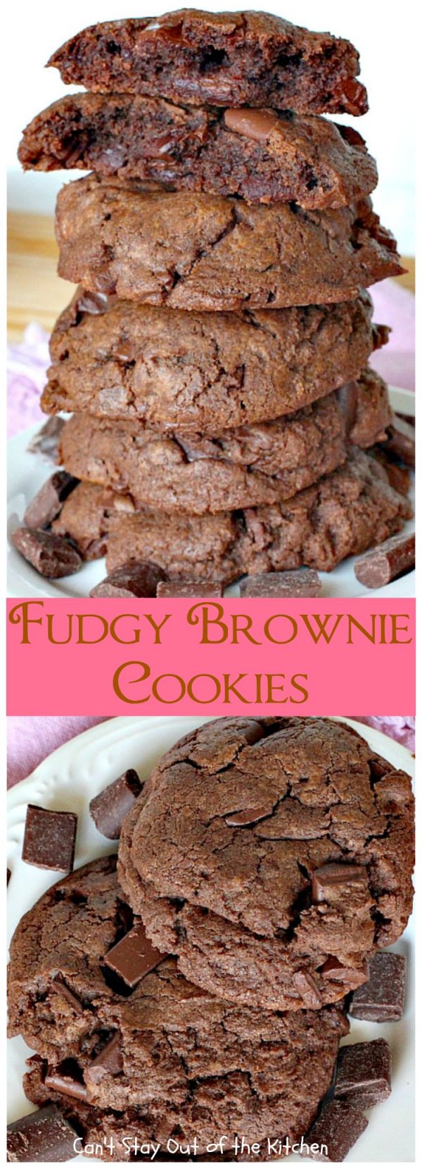 Fudgy Brownie Cookies Can't Stay Out of the Kitchen