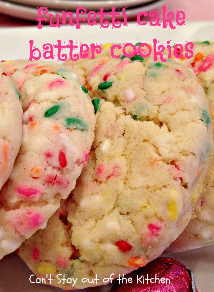 Funfetti Cake Batter Cookies Can't Stay Out of the Kitchen