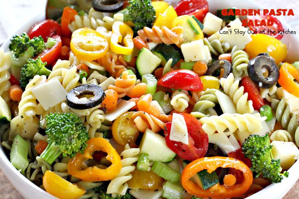 Garden Pasta Salad Can T Stay Out Of The Kitchen