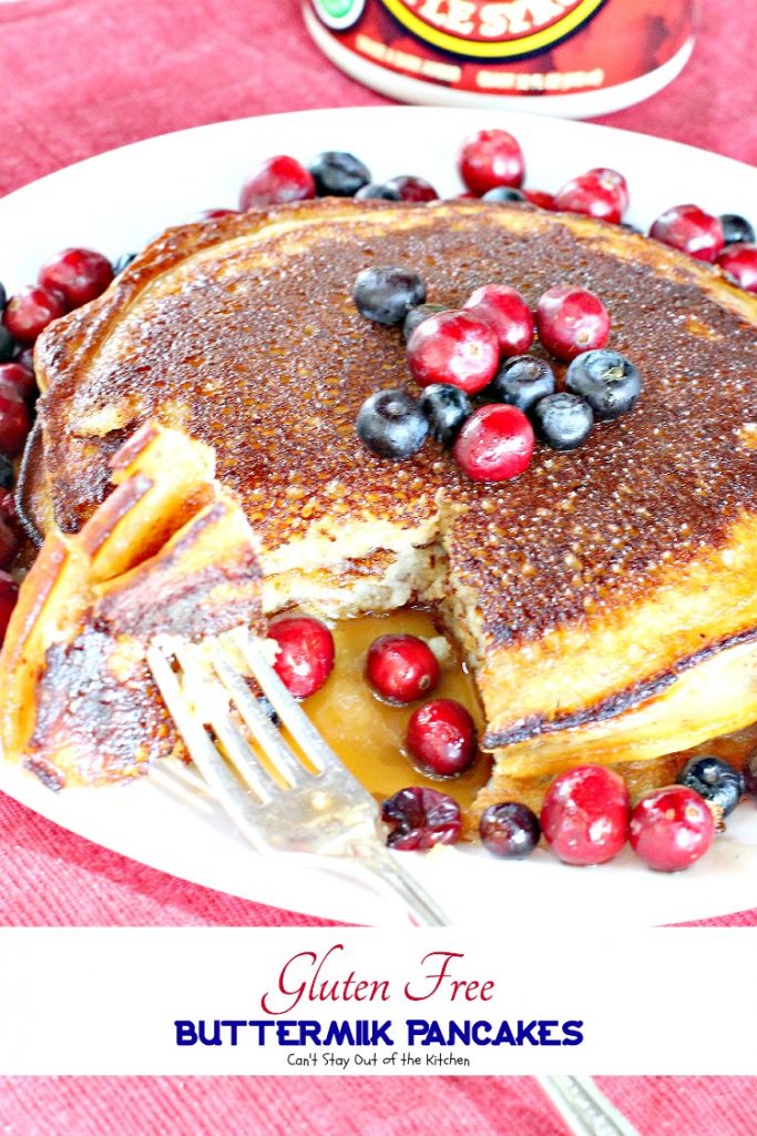 Gluten Free Buttermilk Pancakes Can't Stay Out of the Kitchen