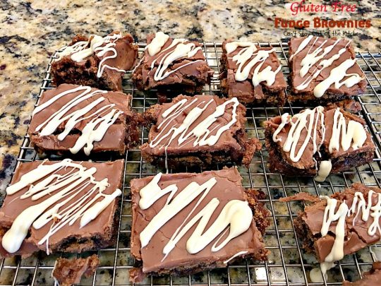Gluten Free Fudge Brownies | Can't Stay Out of the Kitchen | delicious alternative to #brownies that's rich, decadent and fudgy! #chocolate #dessert
