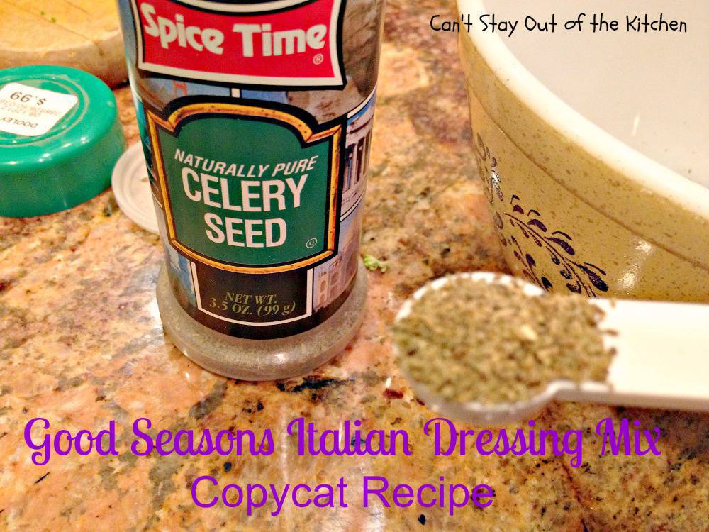 Good Seasons Italian Dressing Mix Copycat Recipe Can't Stay Out of