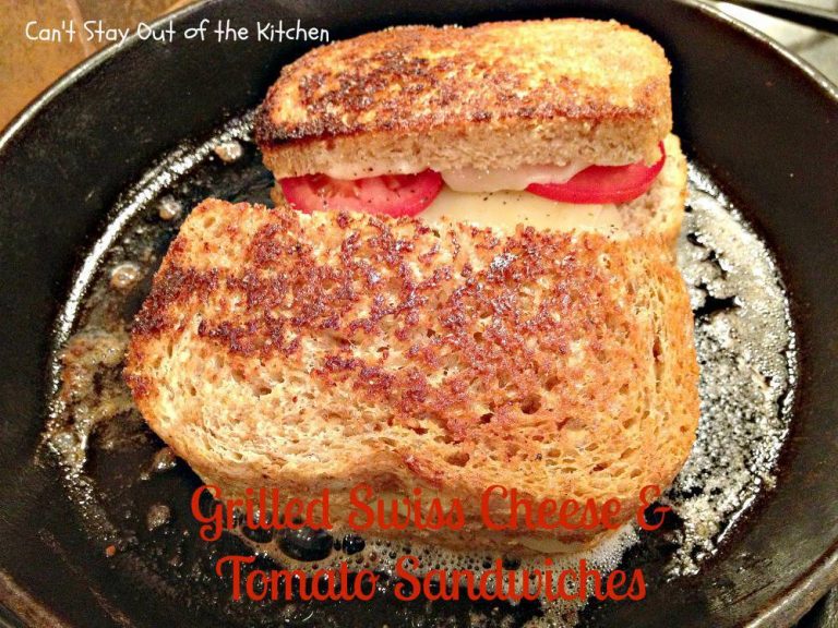 Grilled Swiss Cheese and Tomato Sandwiches Can't Stay Out of the Kitchen