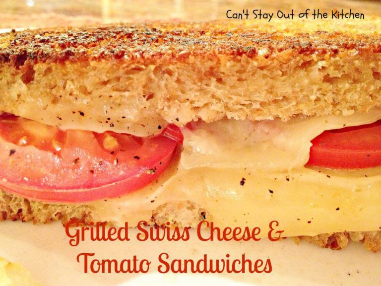 Grilled Swiss Cheese and Tomato Sandwiches Can't Stay Out of the Kitchen