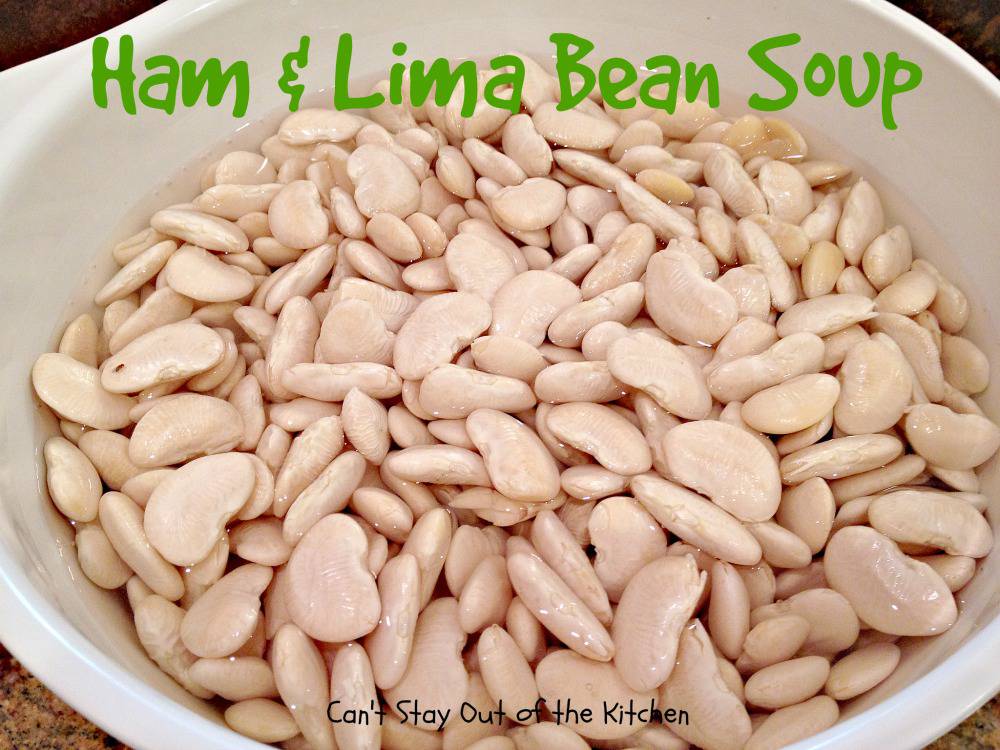 Ham and Lima Bean Soup Can't Stay Out of the Kitchen