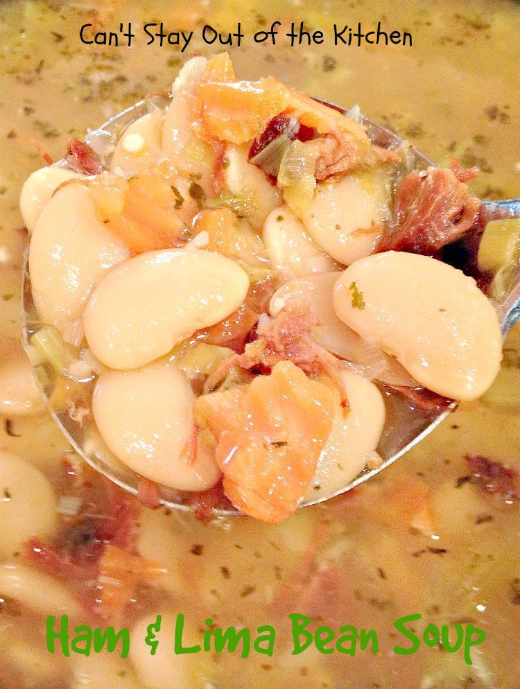 Ham and Lima Bean Soup Can't Stay Out of the Kitchen