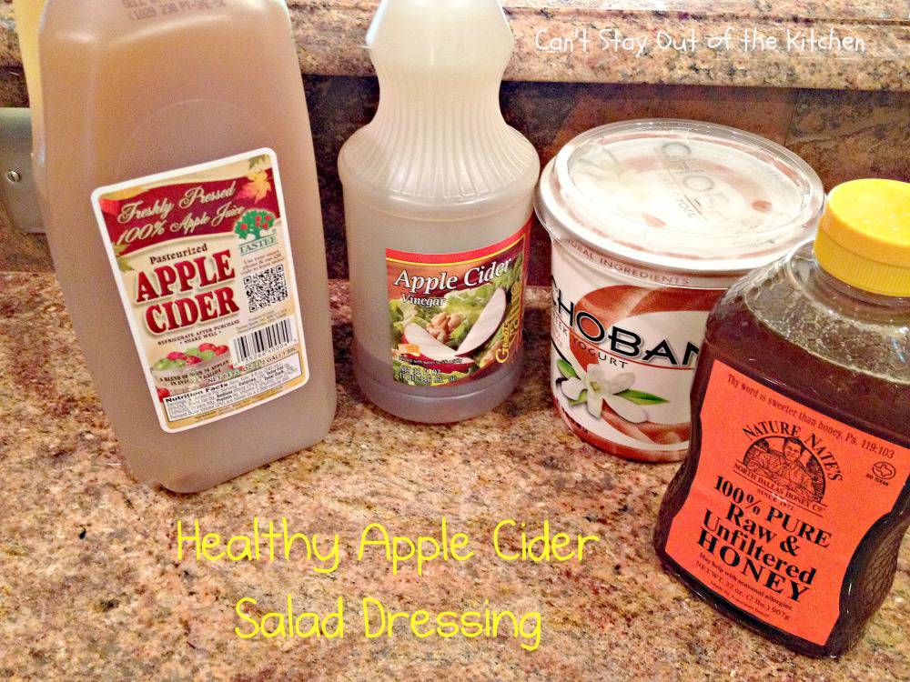 Healthy Apple Cider Salad Dressing Can't Stay Out of the Kitchen